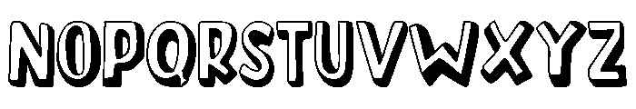 Soprano's Pizza Font UPPERCASE