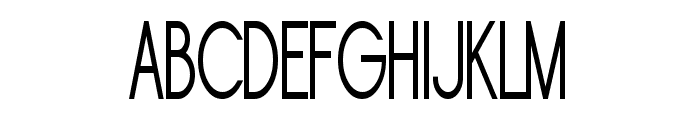 Sornette Regular Condensed Font UPPERCASE