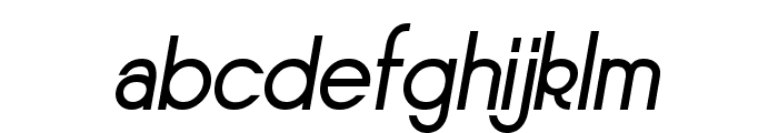 Sornette Regular Italique Font LOWERCASE