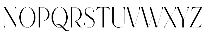 Sorrelia Demo Regular Font UPPERCASE