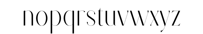 Sorrelia Demo Regular Font LOWERCASE