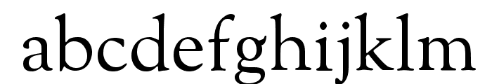 Sorts Mill Goudy Regular Font LOWERCASE
