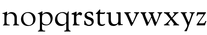 Sorts Mill Goudy TT Font LOWERCASE