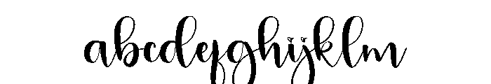Sountime Font LOWERCASE
