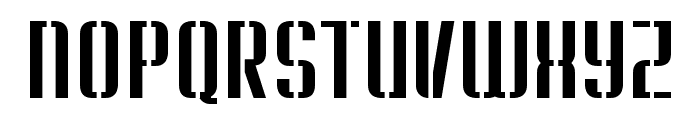 Soupertrouper Stencil Font UPPERCASE