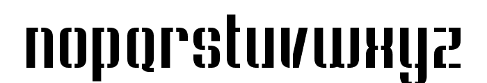 Soupertrouper Stencil Font LOWERCASE
