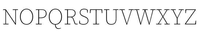 Source Serif Pro ExtraLight Font UPPERCASE