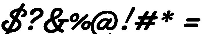 Sourdough Script Regular Font OTHER CHARS