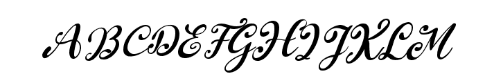 South Forest Italic Font UPPERCASE