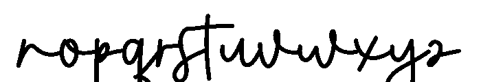 Southine Font LOWERCASE