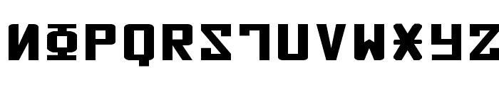 Soviet X-Expanded Font UPPERCASE