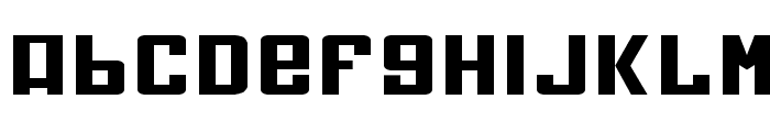 Soviet X-Expanded Font LOWERCASE