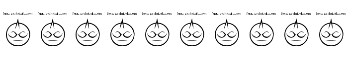 somedevilfaces-Regular Font OTHER CHARS