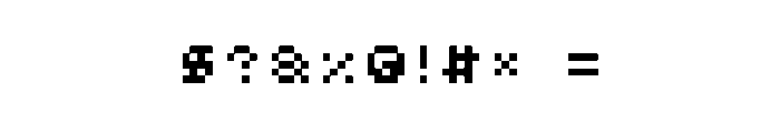 somepx Font OTHER CHARS