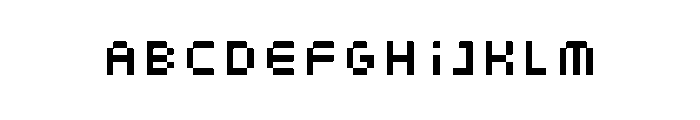 somepx Font UPPERCASE