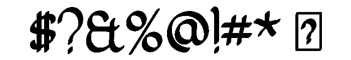 songenia Font OTHER CHARS
