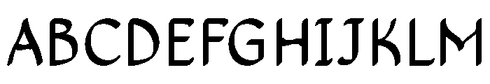 songenia Font UPPERCASE