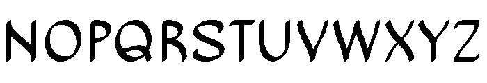 songenia Font UPPERCASE