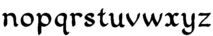 songenia Font LOWERCASE