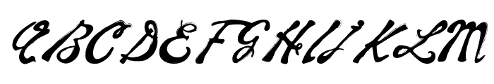 soul handwriting_free-version Font UPPERCASE
