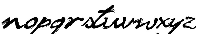 soul handwriting_free-version Font LOWERCASE