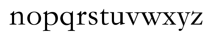 Songti TC Regular Font LOWERCASE