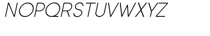 Sofia Thin Italic Font UPPERCASE