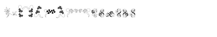 Soft Flowers Two Font LOWERCASE