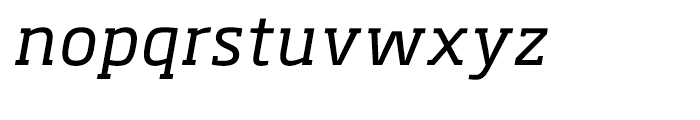 Soho Italic Font LOWERCASE
