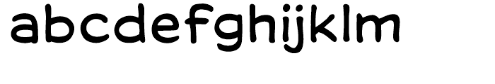 Soliloquous Regular Font LOWERCASE