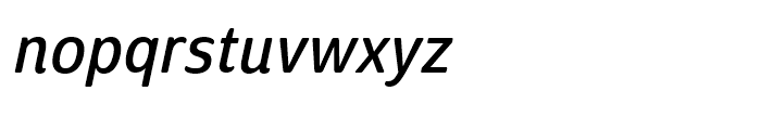 Solitas Cond Regular Italic Font LOWERCASE