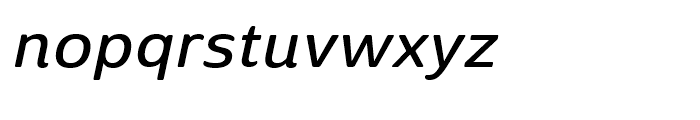 Solitas Ext Regular Italic Font LOWERCASE