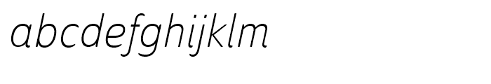 Solitas Norm Thin Italic FONT