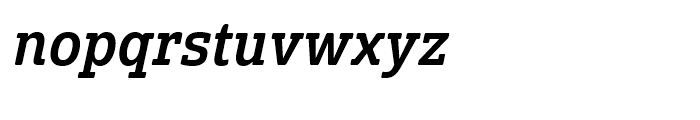 Solitas Slab Cond Medium Italic Font LOWERCASE