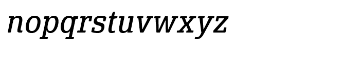 Solitas Slab Cond Regular Italic Font LOWERCASE