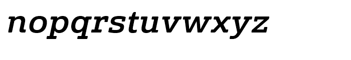 Solitas Slab Ext Medium Italic Font LOWERCASE
