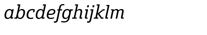 Solitas Slab Norm Book Italic Font LOWERCASE