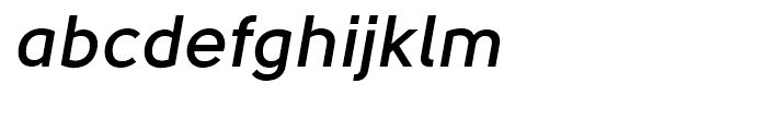 Solomon Sans SemiBold Italic Font LOWERCASE