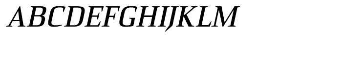 Sommet Serif Bold Italic Font UPPERCASE