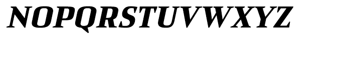 Sommet Serif Heavy Italic Font UPPERCASE