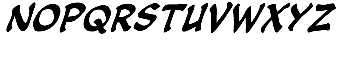 Soothsayer Italic Font UPPERCASE