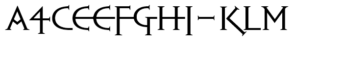 Sophia Regular Font LOWERCASE