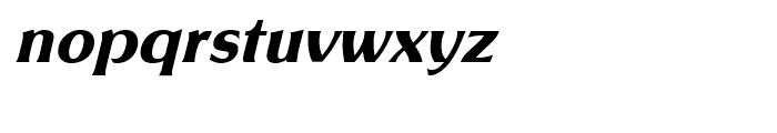 Souvenir Gothic Demi Italic Font LOWERCASE