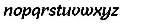 Sovba Bold Oblique Font LOWERCASE