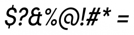 Sofia Pro Condensed Regular Italic Font OTHER CHARS
