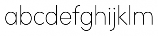 Sofia Pro Condensed Ultra Light Font LOWERCASE