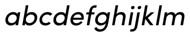Sofia Pro Regular Italic Font LOWERCASE