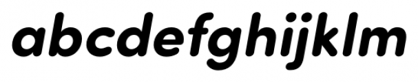 Sofia Pro Soft Bold Italic Font LOWERCASE