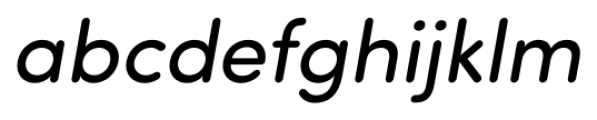 Sofia Pro Soft Regular Italic Font LOWERCASE