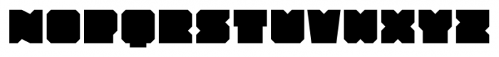 Solida Regular Font UPPERCASE